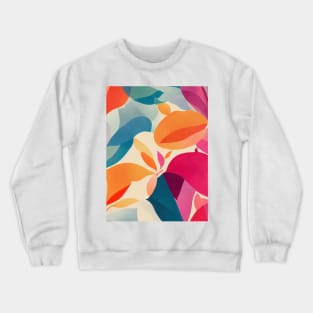 Chromatic Botanic Abstraction #5 Crewneck Sweatshirt